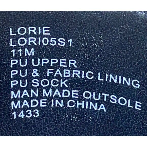 Steve Madden Women’s Black PU Patent Chain Detail Block Heel Lorie Mules Sz 11M - Picture 5 of 8